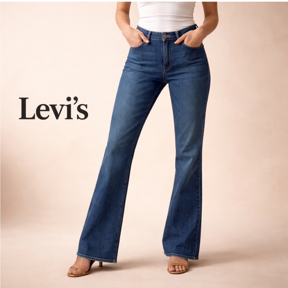 Levi's Women's Boot Cut Jeans in Dark Blue